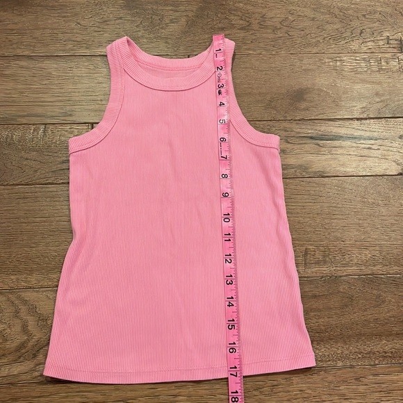 Cat & Jack Girls Pink Racerback Tank Top - Size S (6/7) - Picture 8 of 15